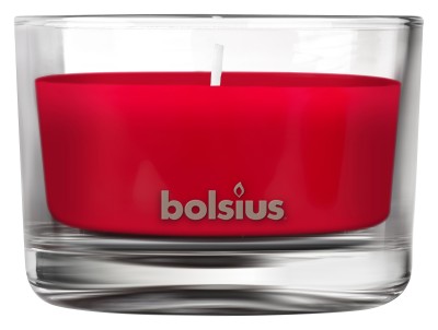 Bolsius True Scents, Granat, świeca w szkle 63/90mm