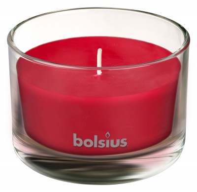 Bolsius True Scents, Granat, świeca w szkle 63/90mm