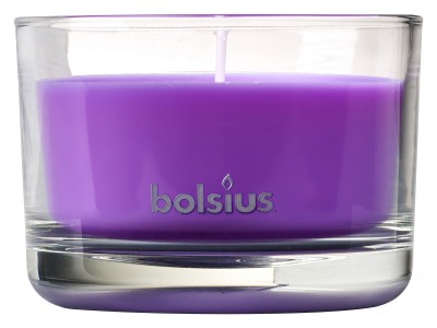 Bolsius True Scents, Lawenda, świeca w szkle 63/90mm