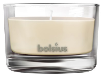 Bolsius True Scents, Wanilia, świeca w szkle 63/90mm