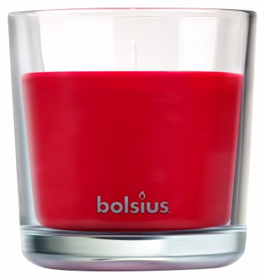 Bolsius True Scents, Granat, świeca w szkle 95/95mm