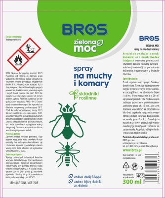 Bros Zielona Moc spray na muchy i komary 300ml 