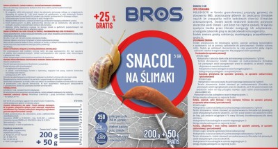 Snacol 3gb środek zwalczający ślimaki 200g 