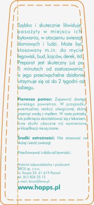 Happs oczyszczający żel dla psów zwalczający pchły 150ml 