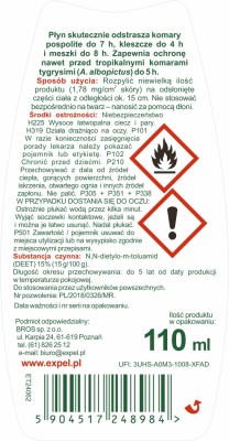 Expel płyn przeciw komarom i kleszczom 110ml