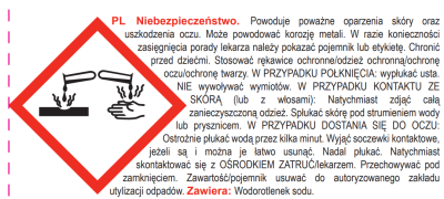 Nurek General Fresh do zalania ciepłą wodą środek do udrażniania rur 200g