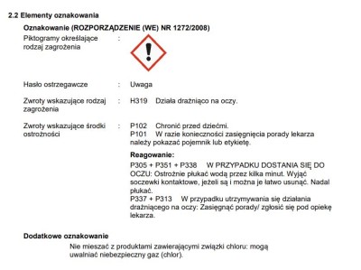 Ajax Strong and Safe płyn uniwersalny 1l