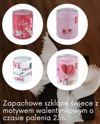 Bolsius Soft Cotton świeca zapachowa w szkle 82/68 Love biała 1 szt.