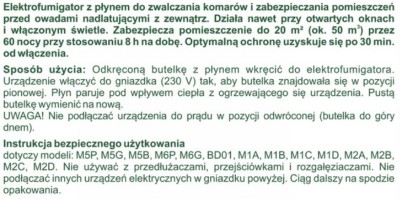 Expel urządzenie elektroniczne plus płyn na komary 60 nocy