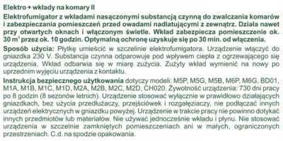 Expel urządzenie elektroniczne plus wkłady na komary 10 sztuk