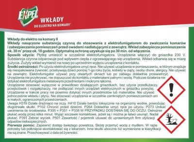 Expel wkłady do urządzenia elektronicznego na komary 10 sztuk