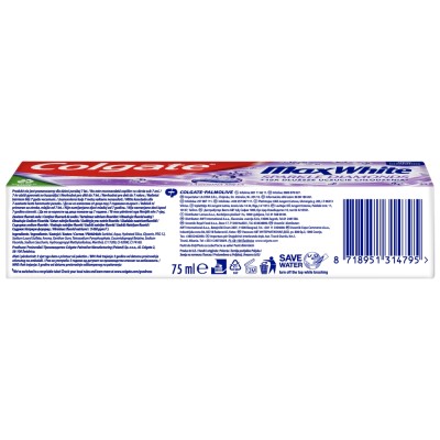 Colgate Max White Sparkle Diamonds wybielająca pasta do zębów 75ml