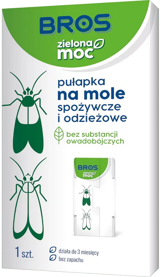 Bros Zielona Moc pułapka na mole spożywcze i odzieżowe